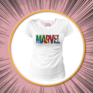 T-Shirt Femme - Marvel - Marvel Logo Characters