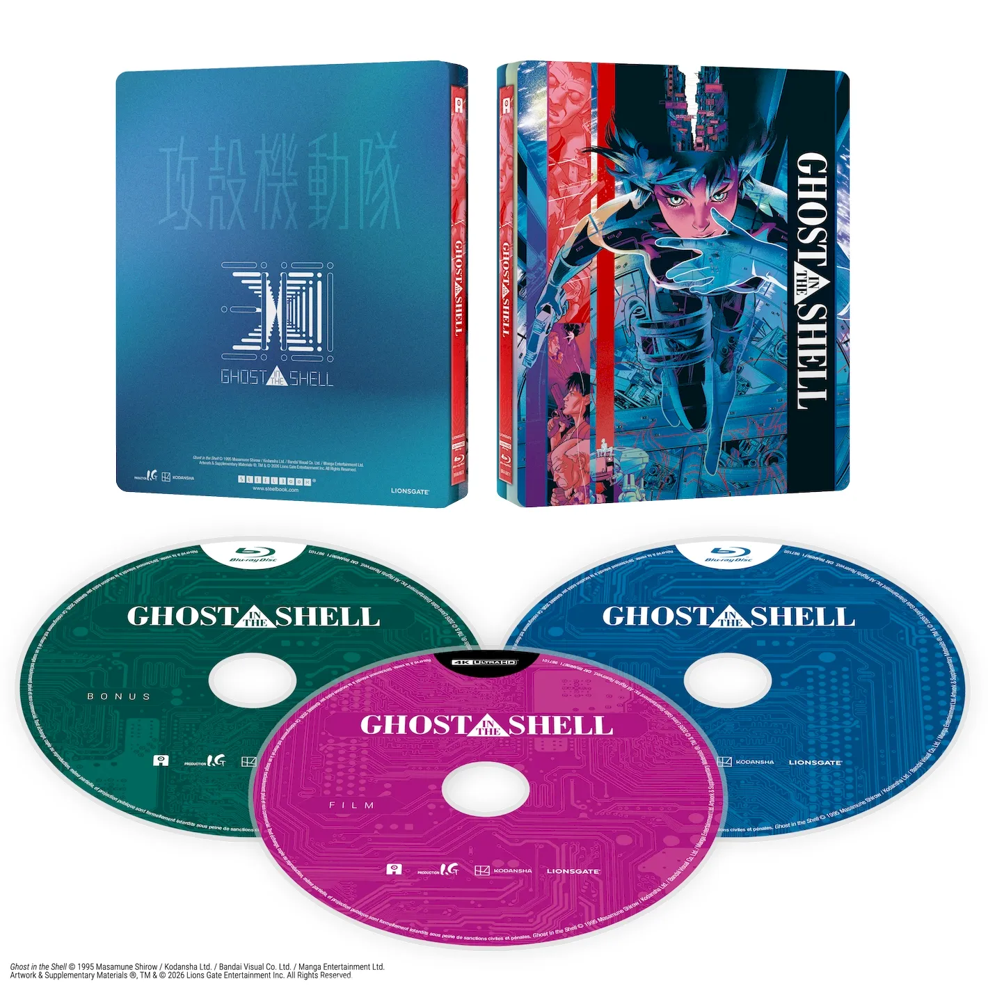 Ghost in the Shell – Steelbook Combo 4K UHD/Blu-ray – Edition spéciale 30ème anniversaire – Image 3